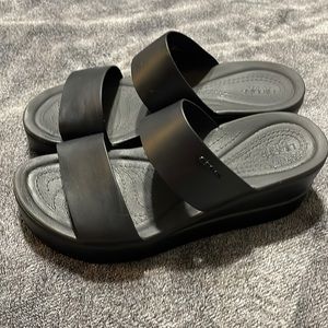 Crocs Brooklyn wedge sandals